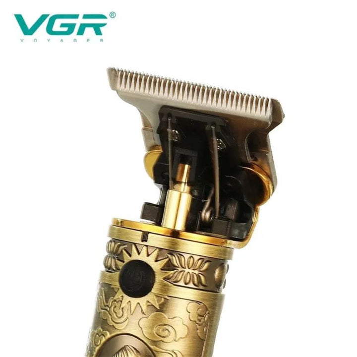 Maquina Trimmer Vgr V 228 Recargable Pantalla Led Barbería